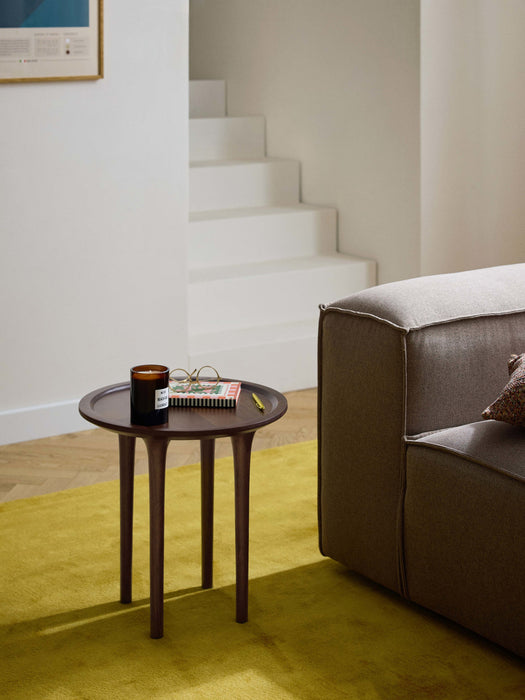 Jeani Round Mango Wood Side Table