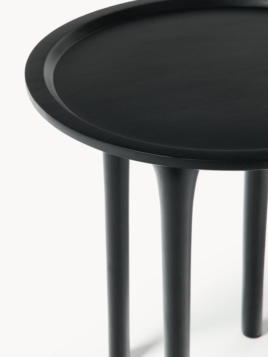 Jeani Round Mango Wood Side Table
