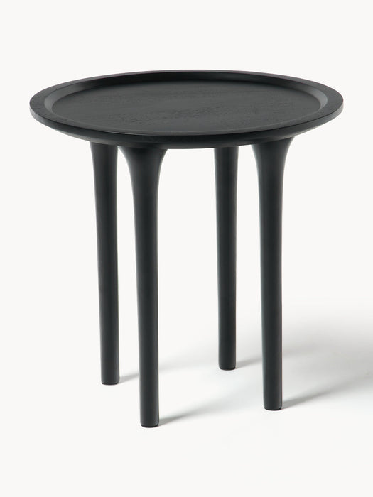 Jeani Round Mango Wood Side Table