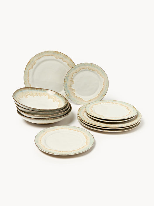 Myrtille Handmade Tableware Set, 4 People, Set of 12