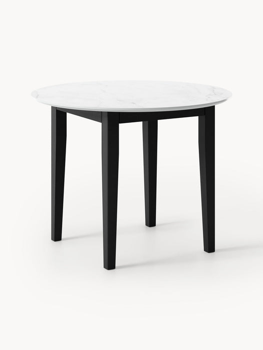 Jackson Round Marble Effect Dining Table, in various sizes