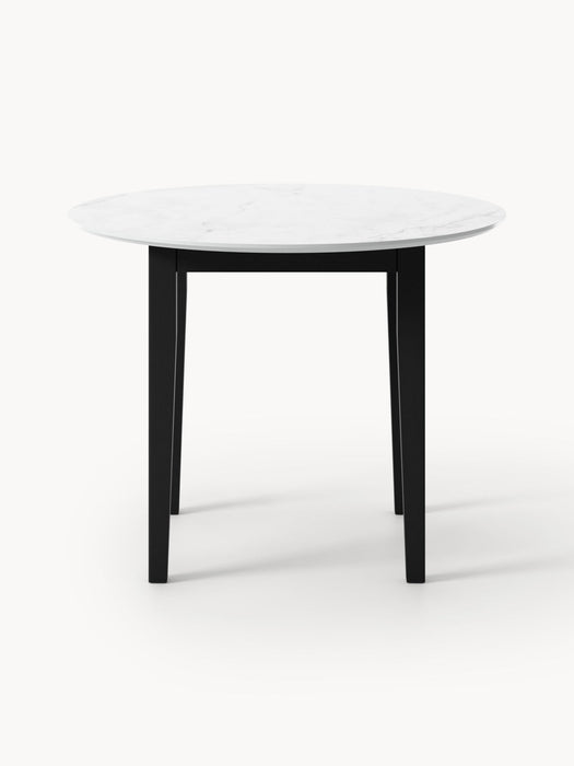 Jackson Round Marble Effect Dining Table, in various sizes