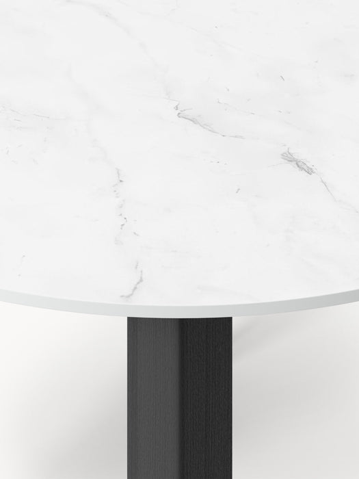 Jackson Round Marble Effect Dining Table, in various sizes