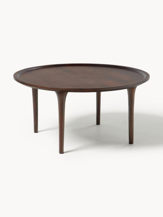 Jeani Round Mango Wood Coffee Table