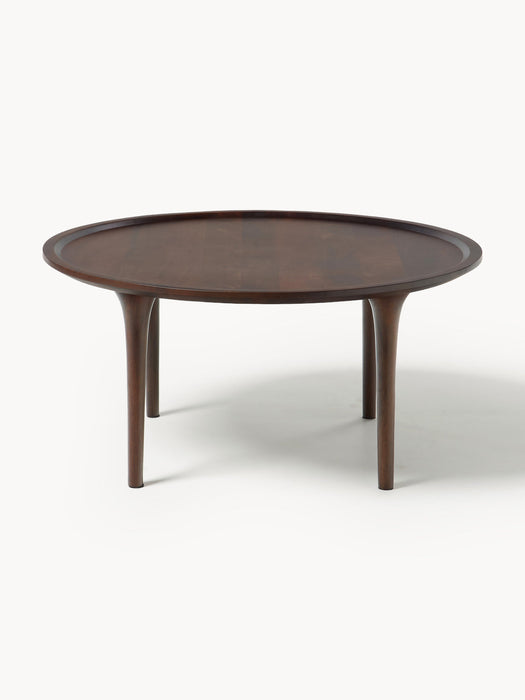 Jeani Round Mango Wood Coffee Table
