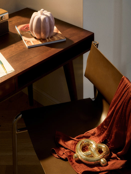 Glittering Decorative Object Disco Pretzel