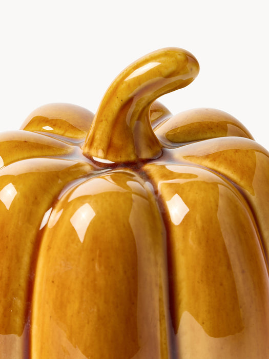 Pumpkin-Shaped Decorative Object Moranga H 17 cm