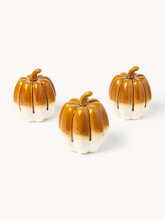 Pumpkin-Shaped Decorative Object Moranga H 17 cm