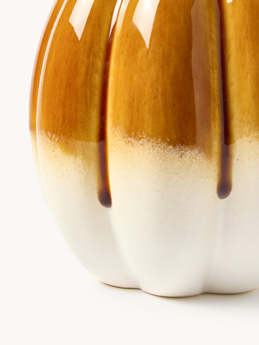 Pumpkin-Shaped Decorative Object Moranga H 17 cm