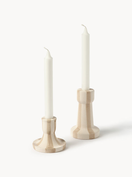 Hand-Painted Candle Holders Ellen Set of 2