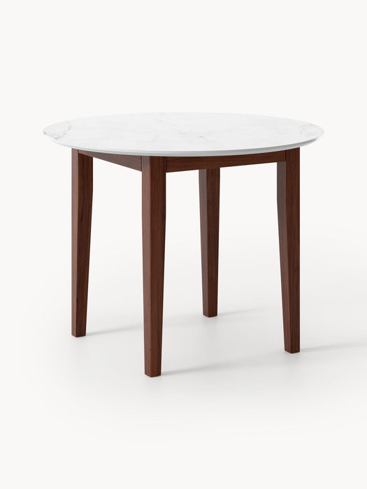 Jackson Round Marble Effect Dining Table, in various sizes