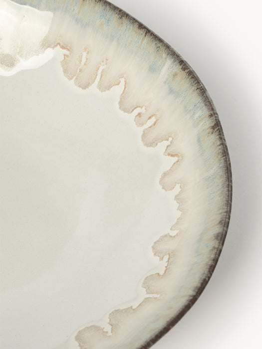 Handmade Soup Plates Myrtille Set of 4