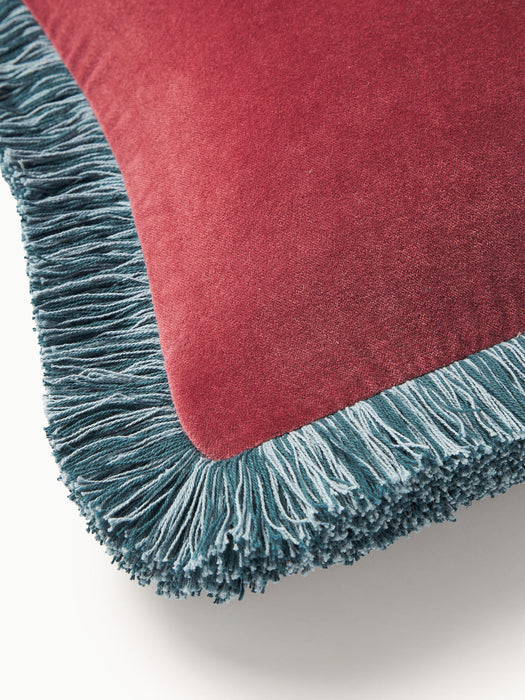 Triton Cushion Cover with Fringes