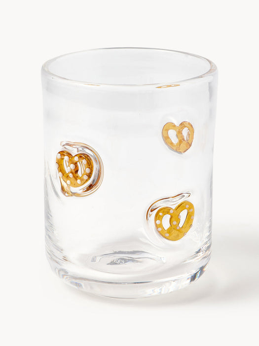 Mira Tumblers with Pretzel Motif, Set of 4