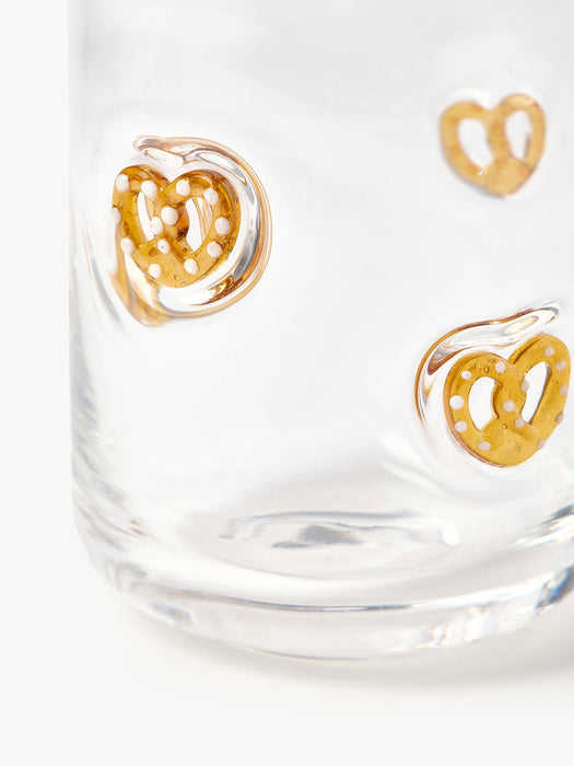 Mira Tumblers with Pretzel Motif, Set of 4