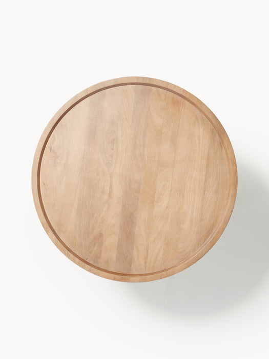 Round Mango Wood Coffee Table Jeani