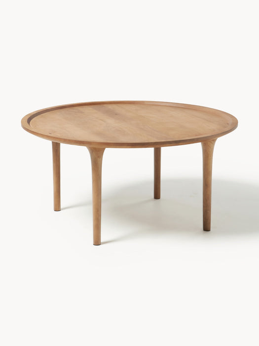 Jeani Round Mango Wood Coffee Table