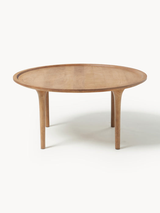 Jeani Round Mango Wood Coffee Table
