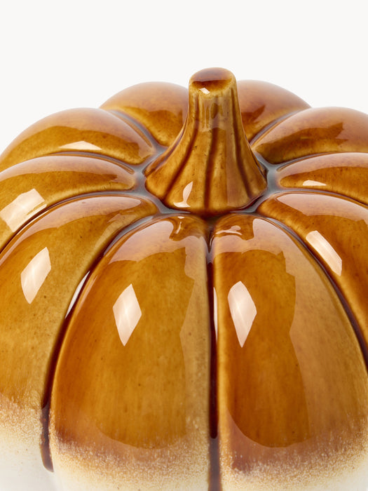 Pumpkin-Shaped Decorative Object Moranga H 16 cm