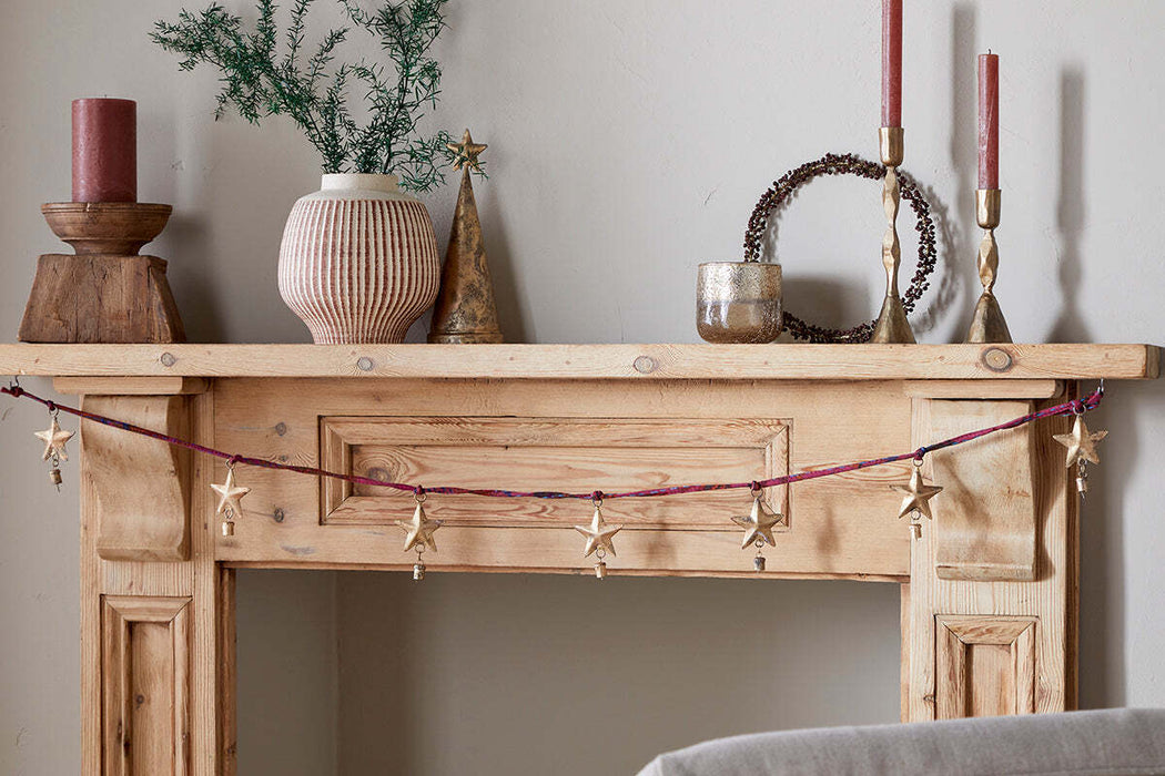 Didi Star Garland Antique Brass