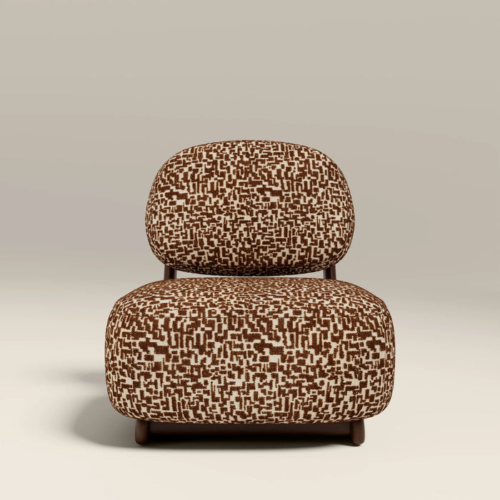 Didsbury Accent Chair | Ochre Boucle & Walnut