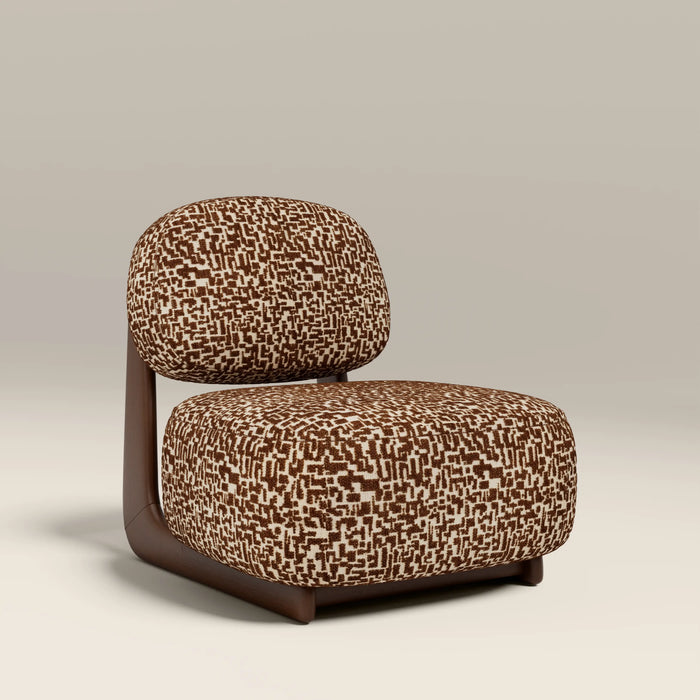 Didsbury Accent Chair | Ochre Boucle & Walnut