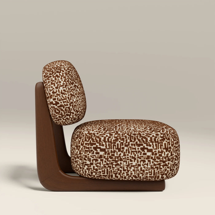 Didsbury Accent Chair | Ochre Boucle & Walnut