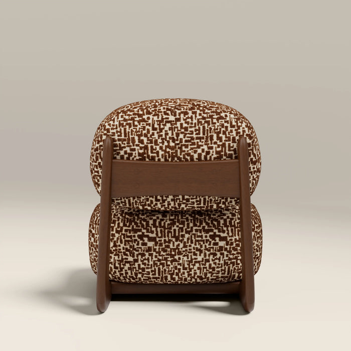 Didsbury Accent Chair | Ochre Boucle & Walnut