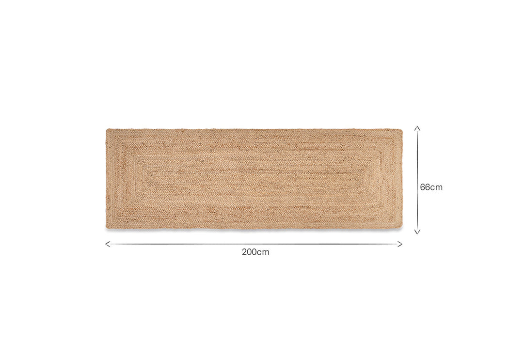 Braided Hemp Floor Runner