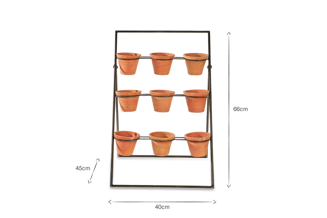 Jara Terracotta Planter Stand