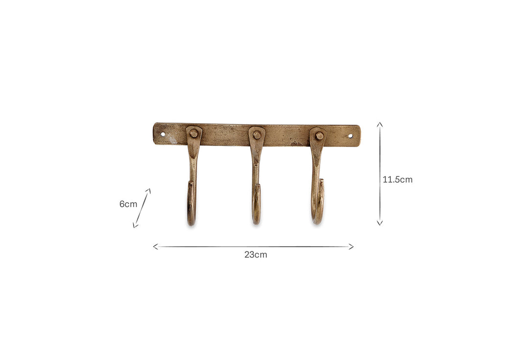 Kuna Iron Hooks Antique Brass