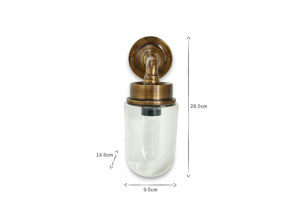 Ngari Outdoor Light Antique Brass