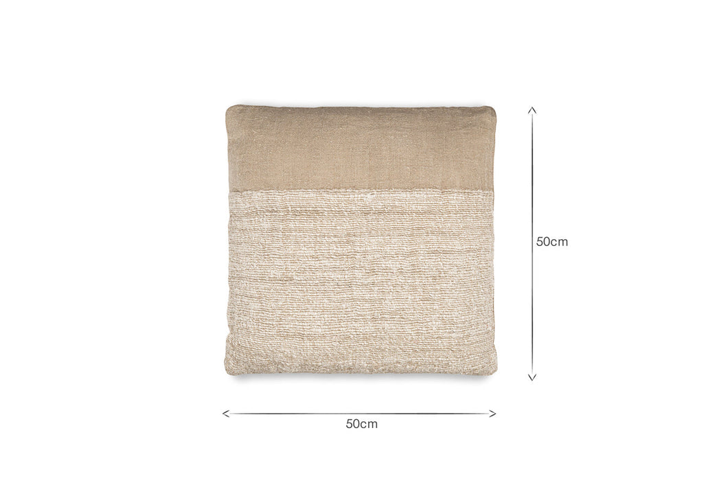Puli Recycled Linen Cushion Cover - Natural