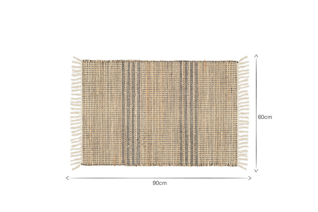 Varli Jute Cotton Doormat Natural
