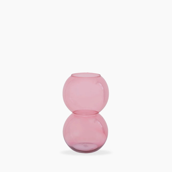 Mirren Recycled Glass Vase | Pink Lemonade