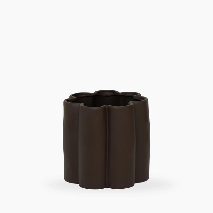 Mattie Plant Pot | Dark Cocoa