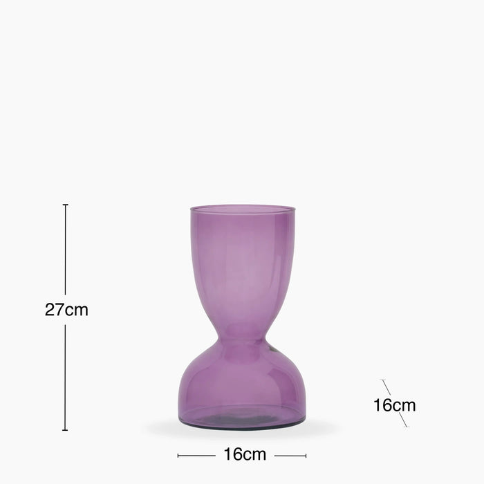 Viola Recycled Glass Vase | Deep Lilac