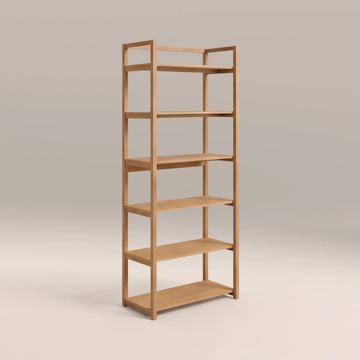 Albi Large Wooden Bookcase Oak