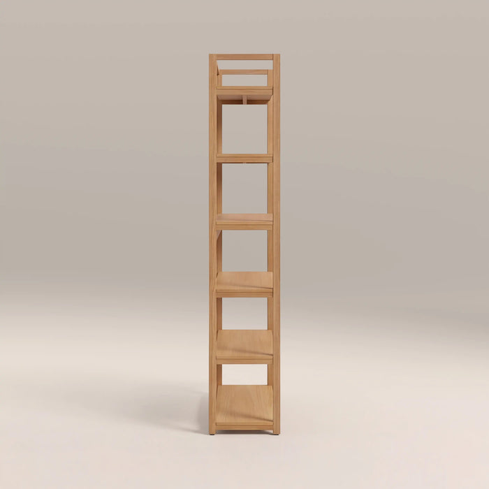Albi Large Wooden Bookcase Oak
