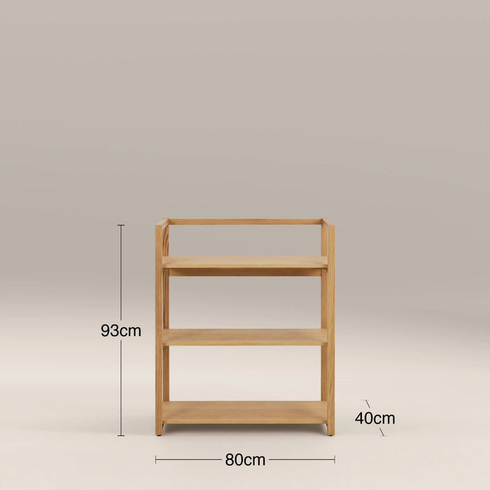 Albi Wooden Bookcase Oak