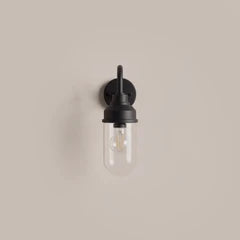 Dax Outdoor Wall Light | Black