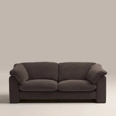 Renata 3 Seater Sofa | Dark Brown Fabric