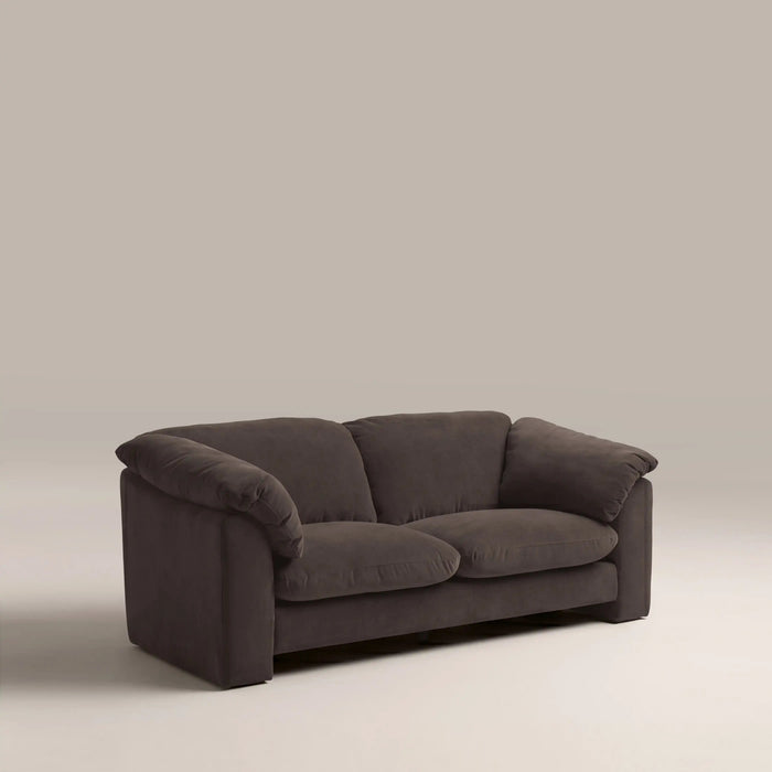 Renata 3 Seater Sofa Dark Brown Fabric