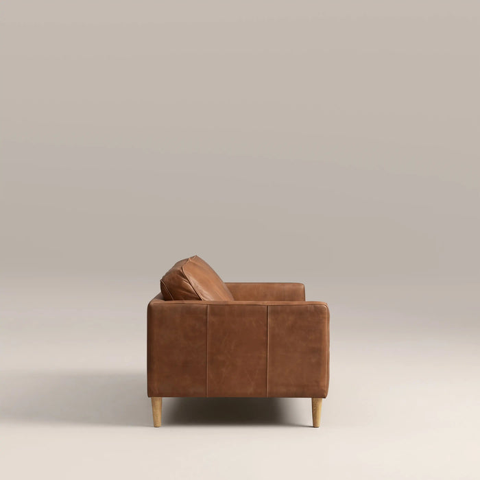 Sloane 3 Seater Sofa Vintage Tan Leather