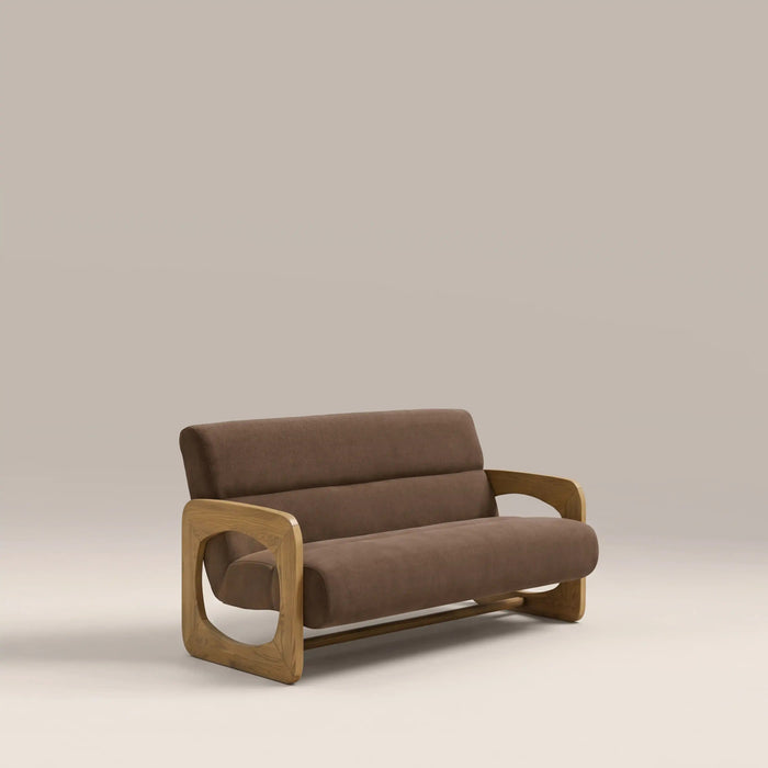 Tosca 3 Seater Sofa Sepia Brown Fabric