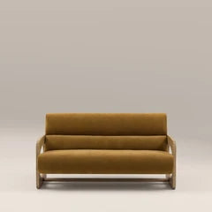 Tosca 3 Seater Sofa | Golden Brown Fabric