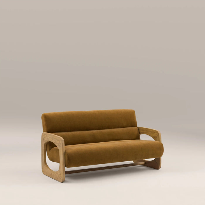 Tosca 3 Seater Sofa Golden Brown Fabric