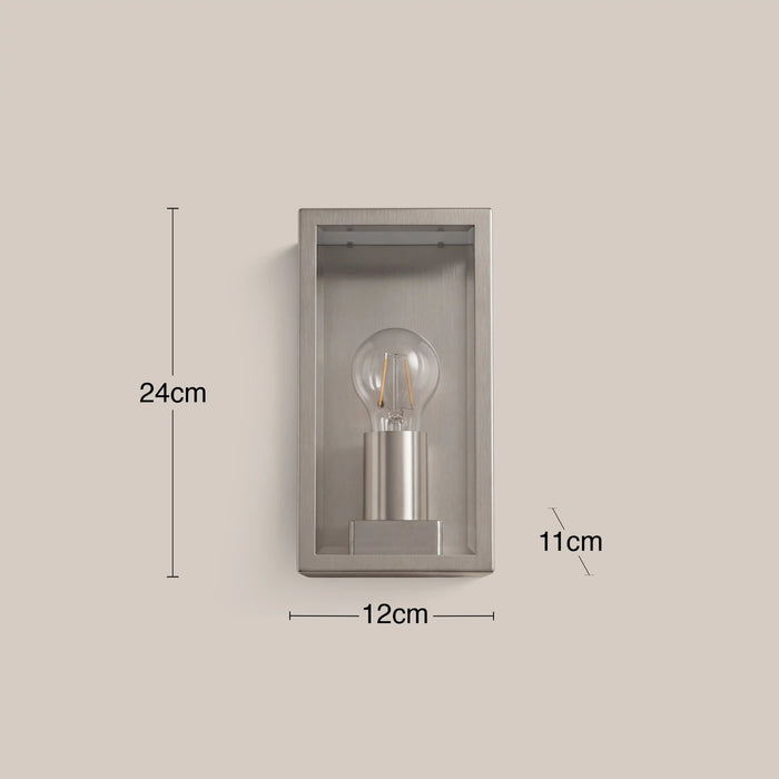Nixon Outdoor Wall Light Silver