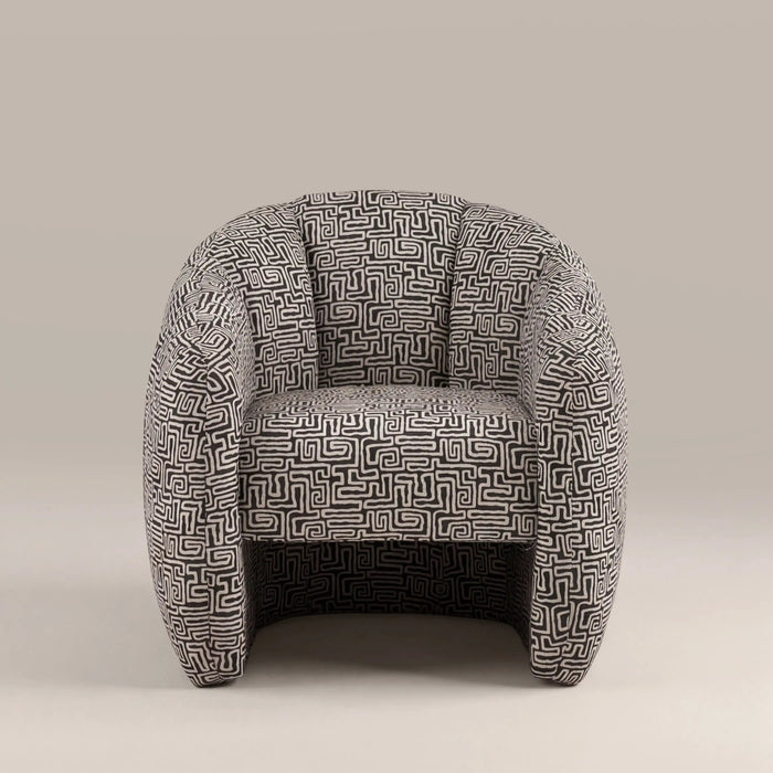 Sonny Accent Chair Monochrome Fabric