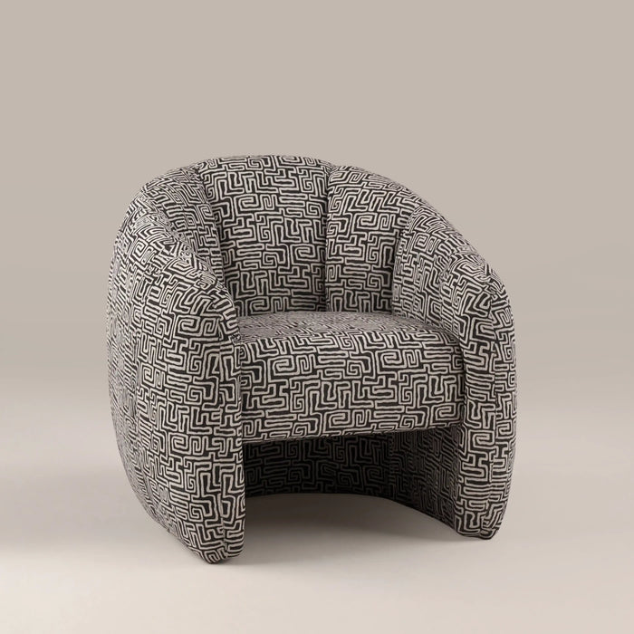Sonny Accent Chair | Monochrome Fabric